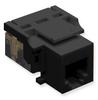 ICC IC1076V0BK EZ Voice RJ11 Modular Keystone Jack Black