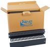 ICC ICCMSCMAC2 2 RMS Horizontal 24 Slot Finger Duct Cable Management 6 Pack