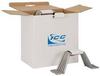 ICC ICCMSDRM03 3" Metal Cable Management D-Ring 100 Pack