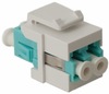 ICC IC107LCGWH White OM3 Duplex LC Fiber Optic Module 