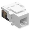 ICC IC1076V0WH EZ Voice RJ11 Modular Keystone Jack White