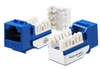 5EKSJBL-S - WAVENET Cat5e Keystone Jack, Blue