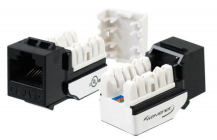 WAVENET: WAV-5EKSJBK-S Black Cat5e Keystone Jack