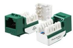 WAVENET: Green Cat5e Keystone Jack