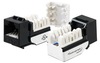 6EKSJBK- WAVENET Cat 6 Keystone Jack, Black
