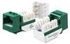 6EKSJGN - WAVENET Cat 6 Keystone Jack, Green