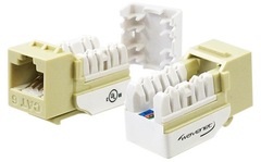 WAVENET: WAV-6EKSJIV-S Ivory Cat 6 Keystone Jack