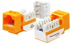 WAVENET: WAV-6EKSJYL-S Yellow Cat 6 Keystone Jack