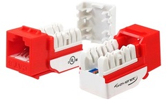 WAVENET: WAV-6EKSJOR-S Orange Cat 6 Keystone Jack