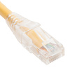 ICC ICPCSP01YL 1ft Cat5e Yellow Clear Boot Patch Cord  