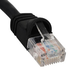 ICC Cabling Products: ICPCSK07BK Black 7 ft Cat 6 Patch Cable