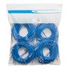 ICC ICPCSF07BL 7ft Cat6 Blue Clear Boot Patch Cord â 25 pack