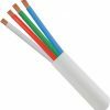 16/4 - Plenum Audio Cable -  White - 500ft
