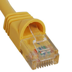 ICC Cabling Products: ICPCSJ10YL White 10 ft Cat5e Patch Cable