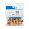 IC107E5CYL- ICC Cat5e EZ Modular Keystone Jack, Yellow, 25 Pack