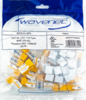 5EKSJYL-25PK CAT5e KEYSTONE JACKS 25PK Yellow