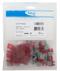 IC107F6CGY- ICC HD Cat 6 Modular Keystone Jack, Gray, 25 Pack