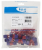 IC107F6CPR-ICC HD Cat 6 Modular Keystone Jack, Purple, 25 Pack