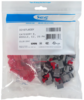 IC107L6CGY- ICC EZ Cat 6 Modular Keystone Jack, Gray, 25 Pack