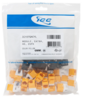 IC107GACYL- ICC Cat6A HD Keystone Jack 25 Pack, Yellow