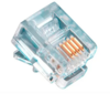 106123J - Platinum Tools Modular RJ11 Connectors, Round Solid Cable, 100 Jar