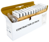 FPW3PIV-25PK 3 Ports Single-Gang Flush Style Faceplates, W/ID Window Labels, 25-Pack Ivory