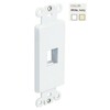 DWIN-1P-WH 1 Port Decora Style Inserts White
