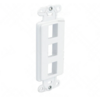 DWIN-3P-WH 3 Ports Decora Style Inserts White