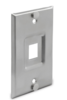 WPP01SS 1-Port Stainless Steel Telephone Wall Plate
