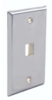 SSFP-01P 1 Port Single- Gnag & Double Gang Stainless Steel Faceplate