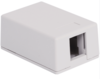 IC108SB1WH 1-Port Elite Surface Mount Box White