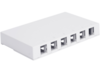 IC108SB6WH 6 Port Elite Surface Mount Box White
