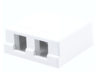SMB-2IV 2-Ports Surface Mount Box Ivory