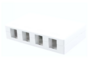 SMB-4IV  4-Ports Surface Mount Box Ivory