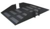 SHELF-25DDV 2U 25" Vented Bottom, Double-Sided Rack Shelf