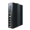 POE-63805GIN-12 Industrial 5 port PoE Switch, with  5 x RJ-45 10/100/1000BaseT(X) 