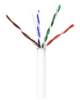 23 AWG Solid 600 MHz CMR Rated White Enhanced Cat 6e Cable 1000 ft Box