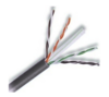 6E04UPBK4N- 600 MHZ Plenum Rated (CMP) Cat 6e Cable, 1000ft Box, Black