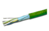 6E04SRGN2N- Cat 6e Shielded 550 MHz Cable, 1000ft Box, Green