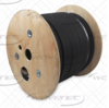 6A04UPBK3 CAT 6A UTP 10G PLENUM (CMP) 23/4 UNSHIELDED FT6 CABLE, Black