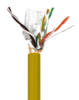 5E04SRYL4 CAT 5E 350MHz FTP RISER (CMR) 24/4 SHIELDED FT4 CABLE, YELLOW