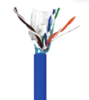 5E04SRBL4 CAT 5E 350MHz FTP RISER (CMR)  24/4 SHIELDED FT4 CABLE, BLUE