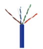 6E04URSPLSBL4NS CAT 6 550MHz UTP RISER (CMR) 23/4 NO SPLINE UNSHIELDED FT4 CABLE, BLUE