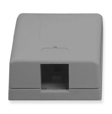 ICC Cabling Products: IC107SB1GY 1 Port Surface Mount Box