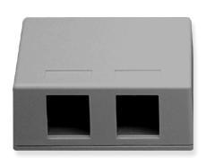 ICC Cabling Products: IC107SB2GY 2 Port Surface Mount Box