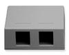 ICC Cabling Products IC107SB2GY Grey 2 Port Surface Mount Box