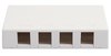 ICC Cabling Products IC107SB4WH White 2 Port Surface Mount Box