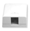 ICC Cabling Products IC107SB1WH White 1 Port Surface Mount Box
