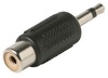 251-122 RCA Jack to 3.5mm Mono Plug Audio Adapter