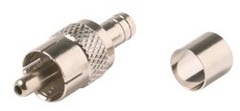 200-060: RG59 Coaxial Cable Crimp RCA Connector